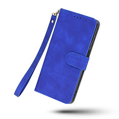 Funda de Cuero Cartera con Soporte Carcasa L08Z para Samsung Galaxy F42 5G Azul