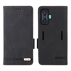 Funda de Cuero Cartera con Soporte Carcasa L08Z para Xiaomi Redmi K50 Gaming 5G Negro