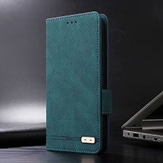 Funda de Cuero Cartera con Soporte Carcasa L08Z para Xiaomi Redmi Note 11E Pro 5G Verde