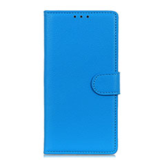 Funda de Cuero Cartera con Soporte Carcasa L09 para Huawei Mate 40 Lite 5G Azul Cielo