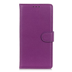 Funda de Cuero Cartera con Soporte Carcasa L09 para Huawei Mate 40 Lite 5G Morado