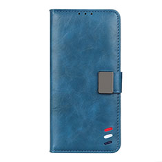 Funda de Cuero Cartera con Soporte Carcasa L09 para Oppo Reno5 Pro 5G Azul