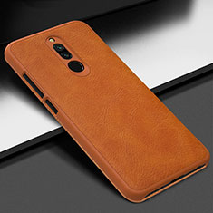 Funda de Cuero Cartera con Soporte Carcasa L09 para Xiaomi Redmi 8 Marron