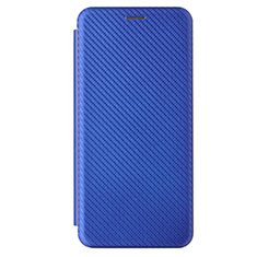 Funda de Cuero Cartera con Soporte Carcasa L09Z para Samsung Galaxy A02s Azul