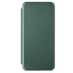 Funda de Cuero Cartera con Soporte Carcasa L09Z para Samsung Galaxy A03s Verde