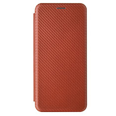 Funda de Cuero Cartera con Soporte Carcasa L09Z para Samsung Galaxy F02S SM-E025F Marron