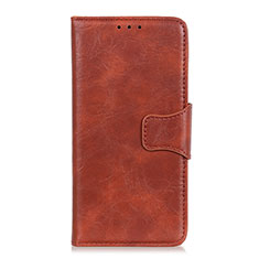 Funda de Cuero Cartera con Soporte Carcasa L10 para Huawei Nova 6 SE Marron