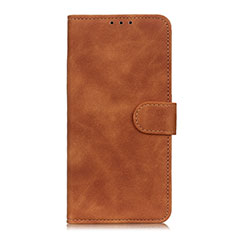 Funda de Cuero Cartera con Soporte Carcasa L10 para Oppo A11s Marron