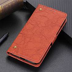 Funda de Cuero Cartera con Soporte Carcasa L10 para Samsung Galaxy S20 FE 4G Marron