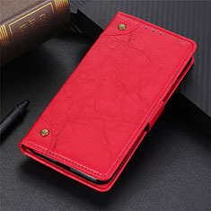 Funda de Cuero Cartera con Soporte Carcasa L10 para Samsung Galaxy S20 FE 4G Rojo