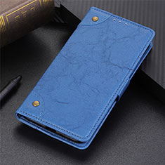 Funda de Cuero Cartera con Soporte Carcasa L10 para Samsung Galaxy S20 FE 5G Azul