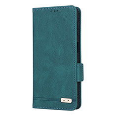 Funda de Cuero Cartera con Soporte Carcasa L10Z para Samsung Galaxy A32 4G Verde