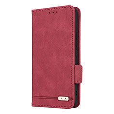 Funda de Cuero Cartera con Soporte Carcasa L10Z para Samsung Galaxy A53 5G Rojo