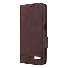 Funda de Cuero Cartera con Soporte Carcasa L10Z para Samsung Galaxy M33 5G Marron