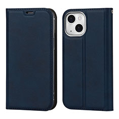 Funda de Cuero Cartera con Soporte Carcasa L11 para Apple iPhone 13 Mini Azul