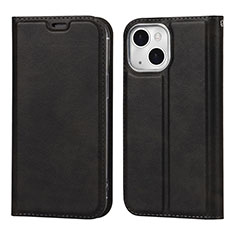 Funda de Cuero Cartera con Soporte Carcasa L11 para Apple iPhone 13 Mini Negro