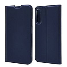 Funda de Cuero Cartera con Soporte Carcasa L11 para Huawei P Smart Pro (2019) Azul