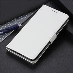 Funda de Cuero Cartera con Soporte Carcasa L12 para Motorola Moto Edge Blanco