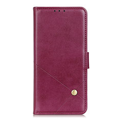 Funda de Cuero Cartera con Soporte Carcasa L12 para Oppo Find X3 Lite 5G Rojo Rosa