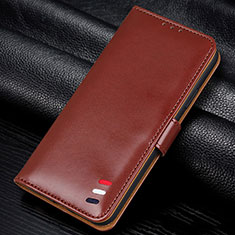 Funda de Cuero Cartera con Soporte Carcasa L12 para Samsung Galaxy M31 Marron