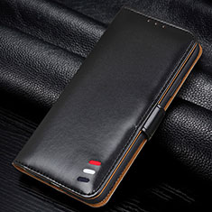 Funda de Cuero Cartera con Soporte Carcasa L12 para Samsung Galaxy M31 Prime Edition Negro