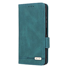 Funda de Cuero Cartera con Soporte Carcasa L12Z para Samsung Galaxy A22 5G Verde