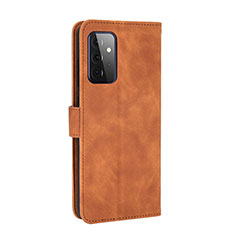 Funda de Cuero Cartera con Soporte Carcasa L12Z para Samsung Galaxy A72 4G Marron