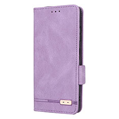 Funda de Cuero Cartera con Soporte Carcasa L12Z para Samsung Galaxy F42 5G Morado