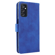 Funda de Cuero Cartera con Soporte Carcasa L12Z para Samsung Galaxy M52 5G Azul