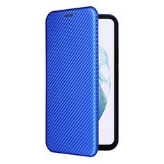 Funda de Cuero Cartera con Soporte Carcasa L12Z para Samsung Galaxy S21 Plus 5G Azul