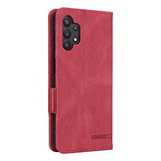 Funda de Cuero Cartera con Soporte Carcasa L13Z para Samsung Galaxy A32 4G Rojo