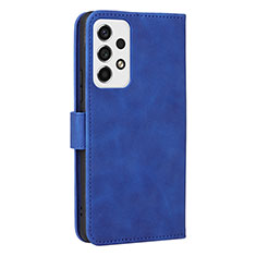 Funda de Cuero Cartera con Soporte Carcasa L13Z para Samsung Galaxy A53 5G Azul