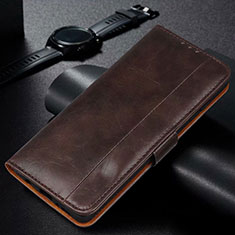 Funda de Cuero Cartera con Soporte Carcasa L14 para Samsung Galaxy M31 Prime Edition Marron