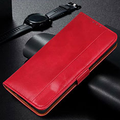 Funda de Cuero Cartera con Soporte Carcasa L14 para Samsung Galaxy M31 Rojo