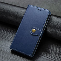 Funda de Cuero Cartera con Soporte Carcasa L16 para Huawei Y7p Azul