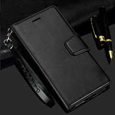 Funda de Cuero Cartera con Soporte Carcasa L16 para Realme C11 Negro