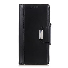 Funda de Cuero Cartera con Soporte Carcasa L16 para Samsung Galaxy A41 Negro