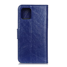 Funda de Cuero Cartera con Soporte Carcasa L17 para Huawei Honor 30S Azul