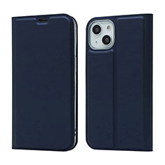 Funda de Cuero Cartera con Soporte Carcasa L18 para Apple iPhone 13 Azul