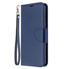 Funda de Cuero Cartera con Soporte Carcasa L18 para Samsung Galaxy A31 Azul