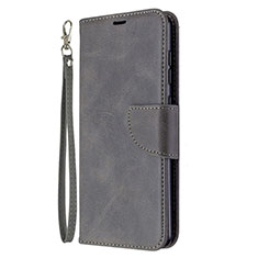 Funda de Cuero Cartera con Soporte Carcasa L18 para Samsung Galaxy A31 Gris