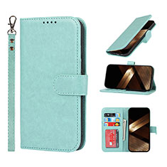 Funda de Cuero Cartera con Soporte Carcasa L19 para Apple iPhone 14 Pro Verde