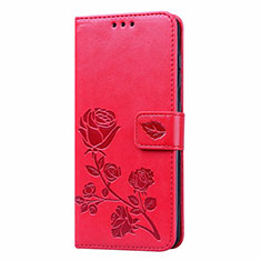 Funda de Cuero Cartera con Soporte Carcasa L23 para Samsung Galaxy A41 Rojo