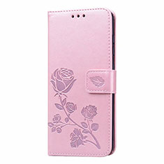 Funda de Cuero Cartera con Soporte Carcasa L23 para Samsung Galaxy A41 Rosa