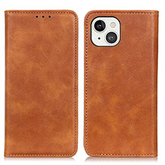 Funda de Cuero Cartera con Soporte Carcasa L26 para Apple iPhone 13 Mini Marron