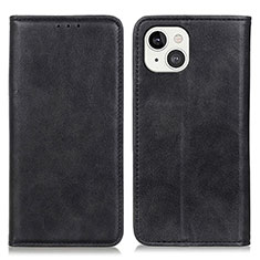 Funda de Cuero Cartera con Soporte Carcasa L26 para Apple iPhone 13 Negro