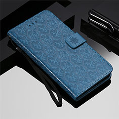 Funda de Cuero Cartera con Soporte Carcasa L28 para Samsung Galaxy A71 5G Azul Cielo