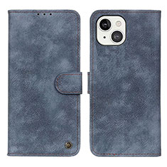 Funda de Cuero Cartera con Soporte Carcasa L30 para Apple iPhone 13 Azul