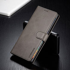 Funda de Cuero Cartera con Soporte Carcasa LC2 para Huawei Honor 50 Lite Gris