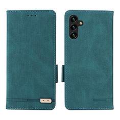 Funda de Cuero Cartera con Soporte Carcasa LZ1 para Samsung Galaxy A13 5G Verde